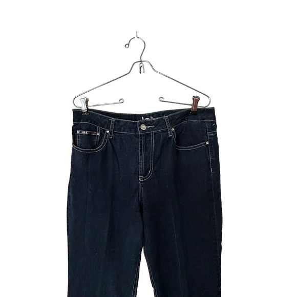 Vintage LEI sz 11 Y2K denim jeans‎ wide leg flare bootcut Juniors - Picture 2 of 3